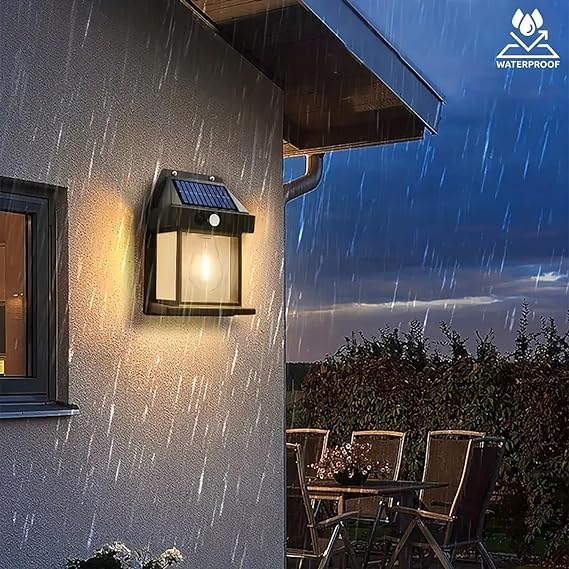 Solar Motion Sensor Wall Light | Waterproof Outdoor LED Security Lamp