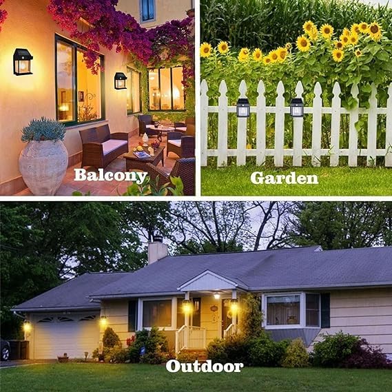 Solar Motion Sensor Wall Light | Waterproof Outdoor LED Security Lamp